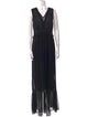 Bergdorf Goodman Silk Long Dress