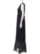Bergdorf Goodman Silk Long Dress