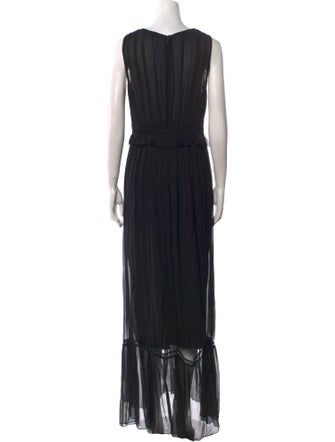 Bergdorf Goodman Silk Long Dress