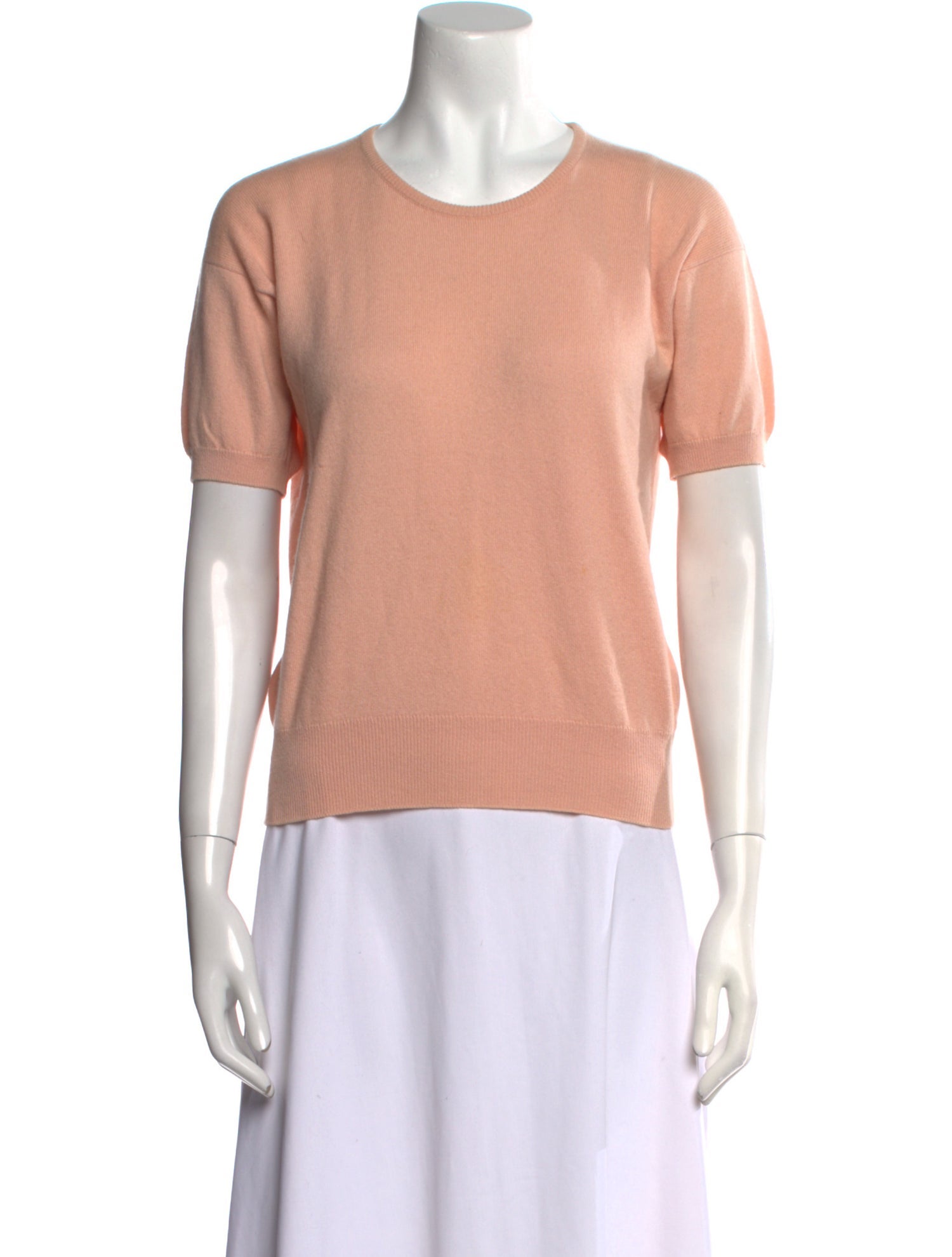 Bergdorf Goodman Cashmere Crew Neck Sweater