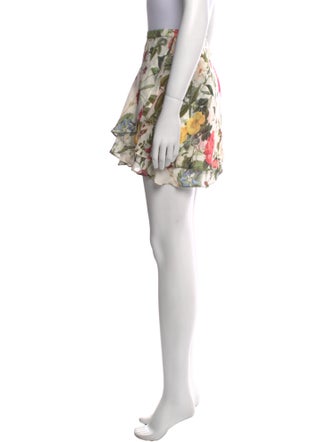 Bergdorf Goodman Silk Mini Skirt