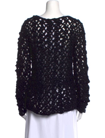 Bergdorf Goodman Wool Scoop Neck Sweater