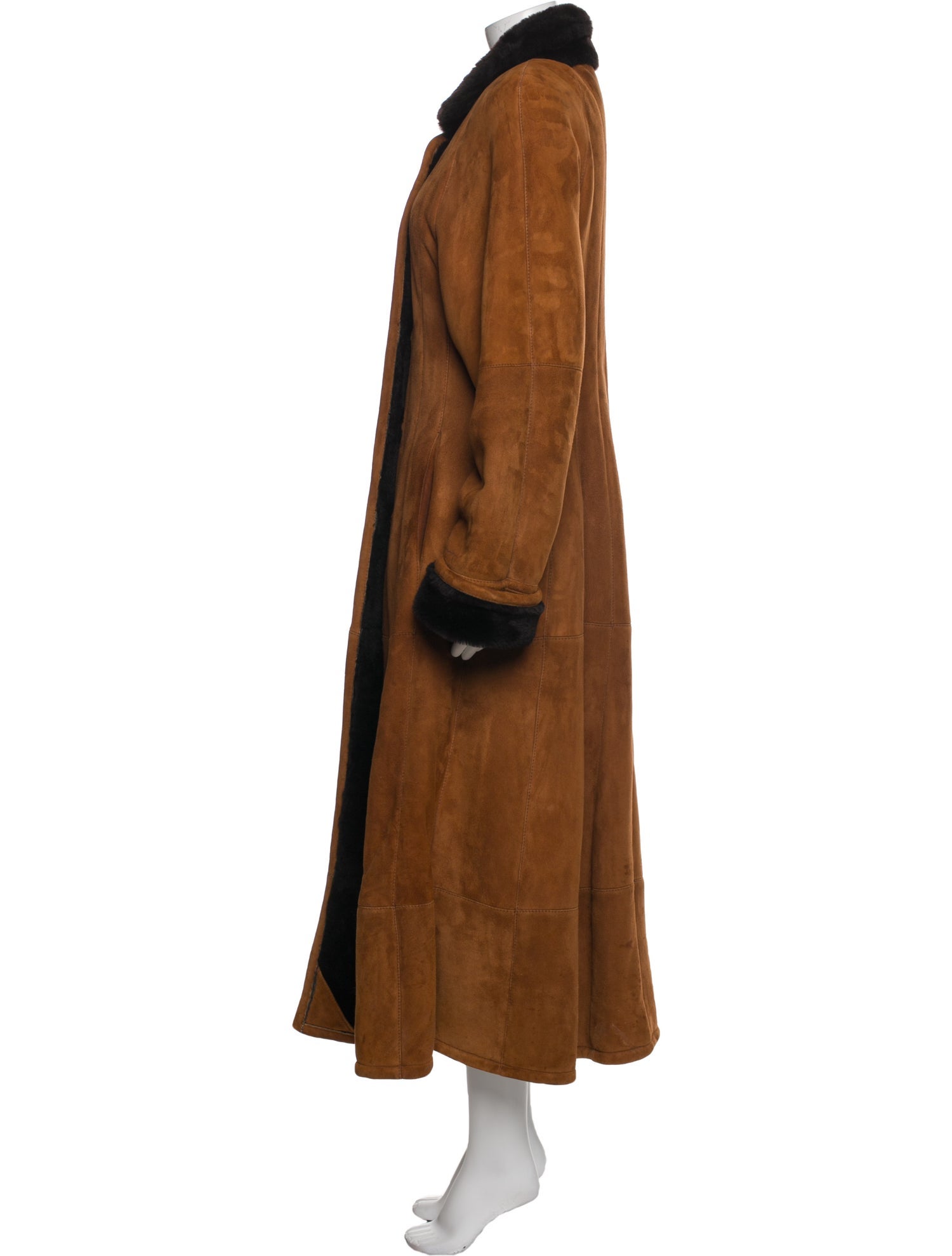Bergdorf Goodman Vintage Suede Fur Coat