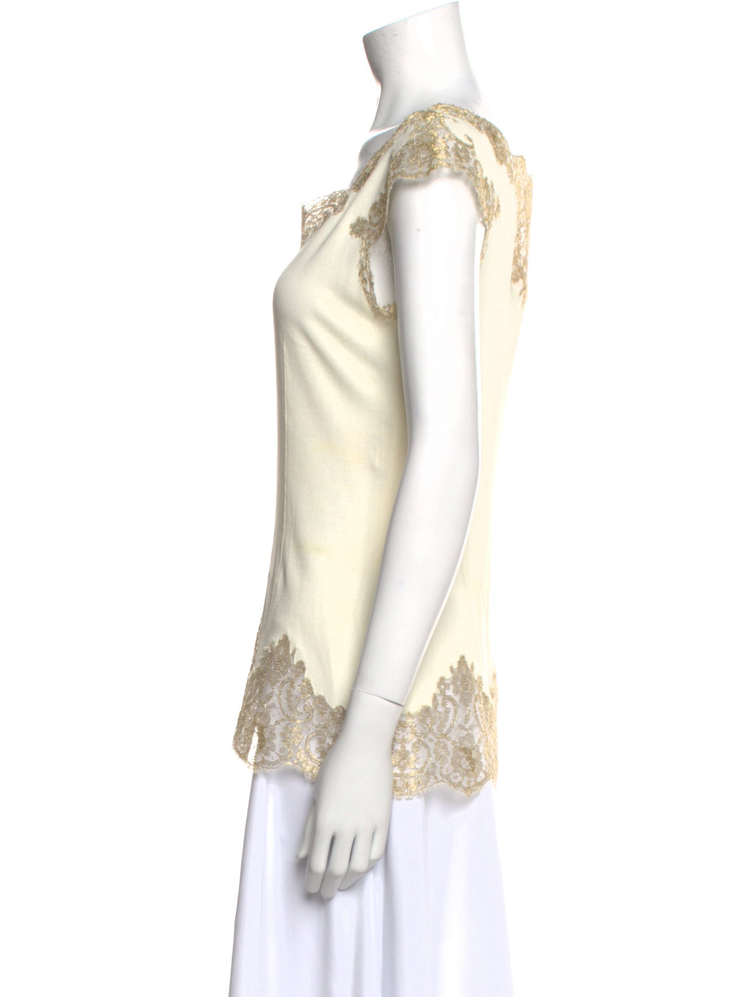 Bergdorf Goodman Silk Printed Blouse