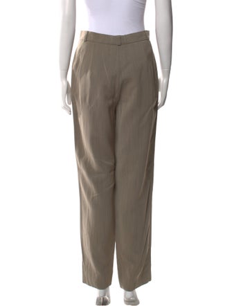 Bergdorf Goodman Wool Straight Leg Pants