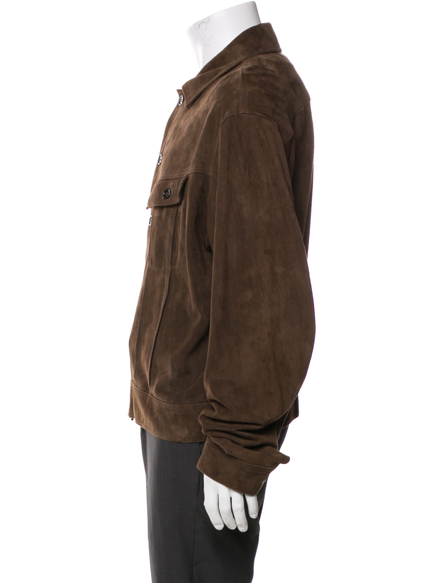 Bergdorf Goodman Leather Trucker Jacket