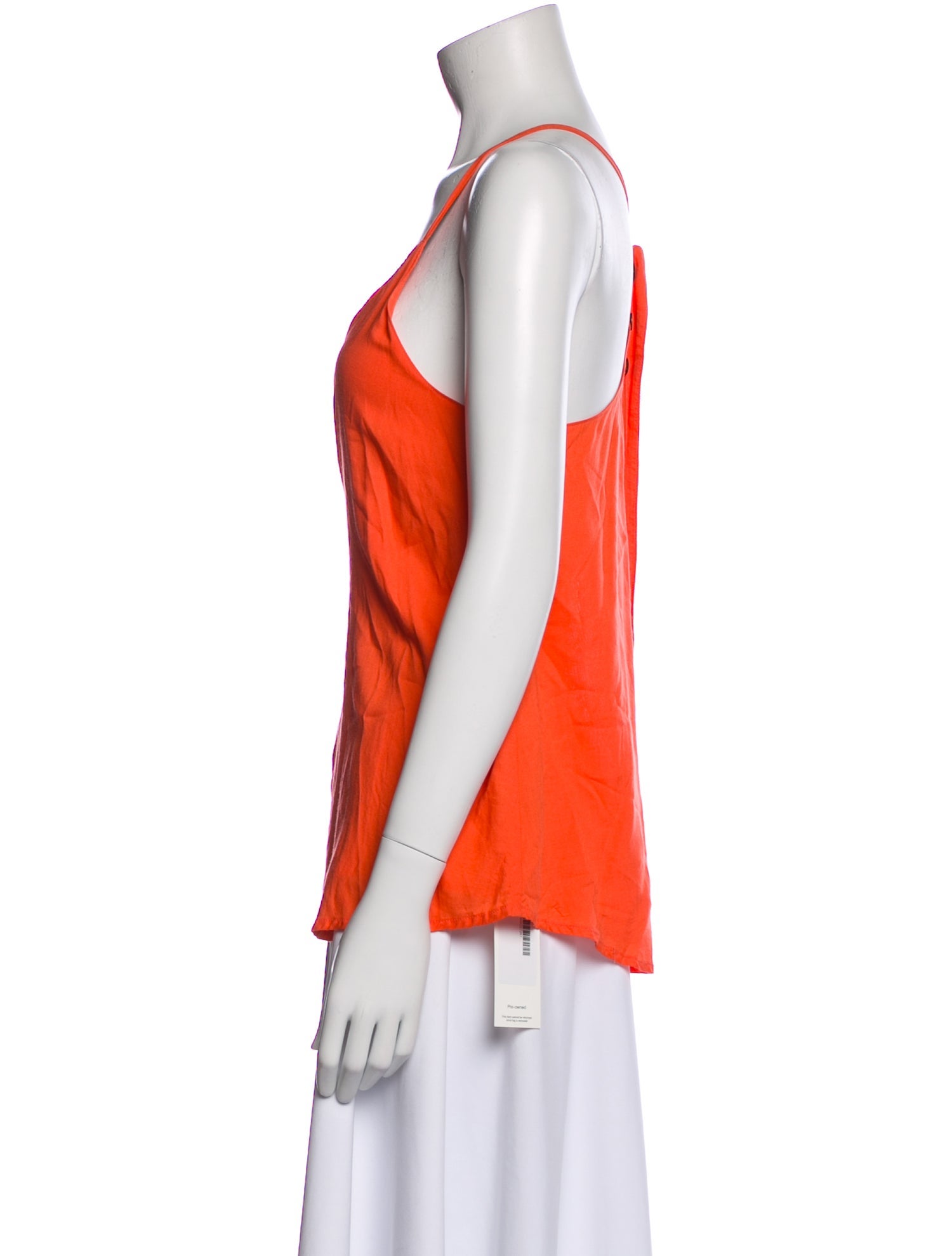 Bergdorf Goodman V-Neck Sleeveless Top