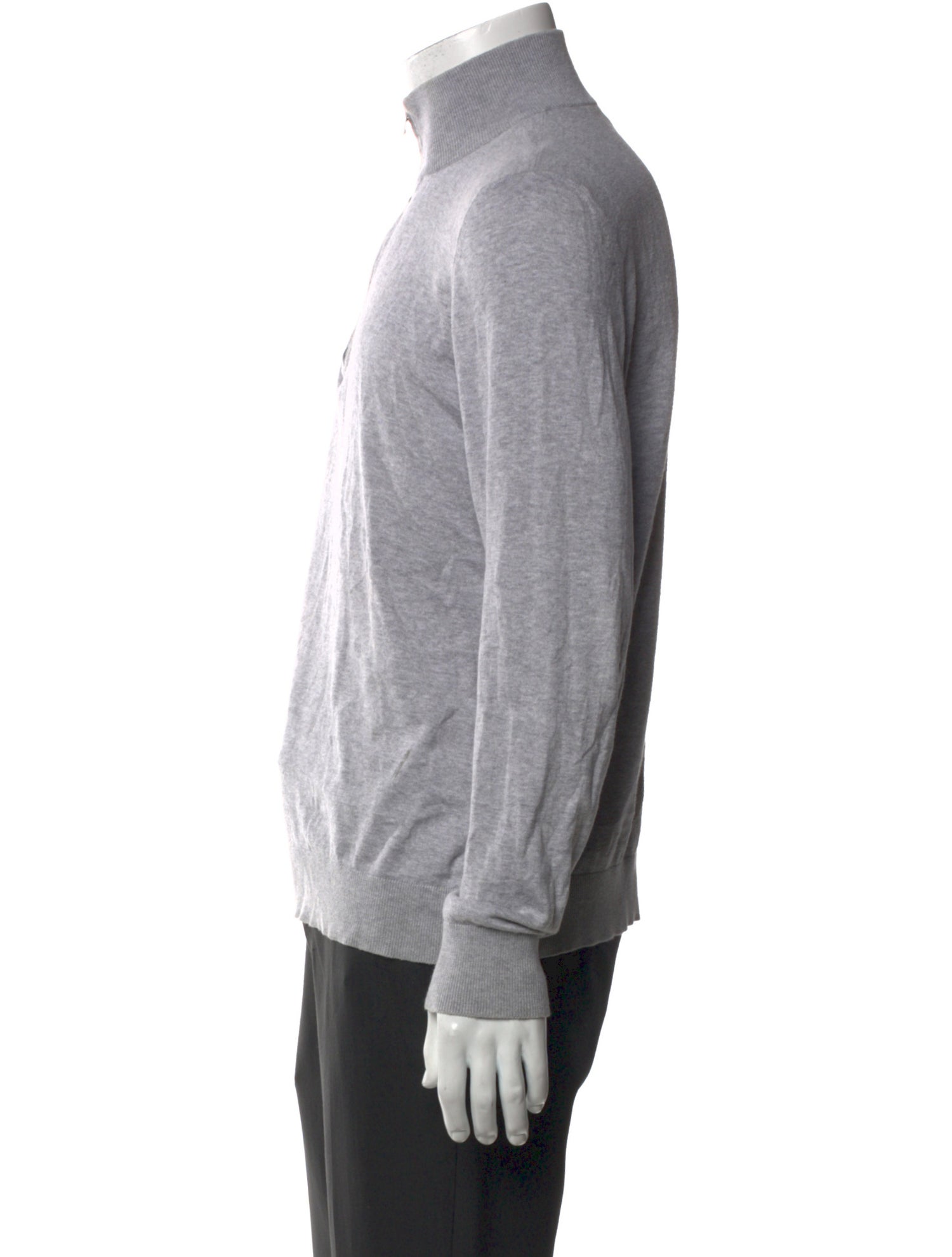 Bergdorf Goodman Turtleneck Long Sleeve Sweatshirt