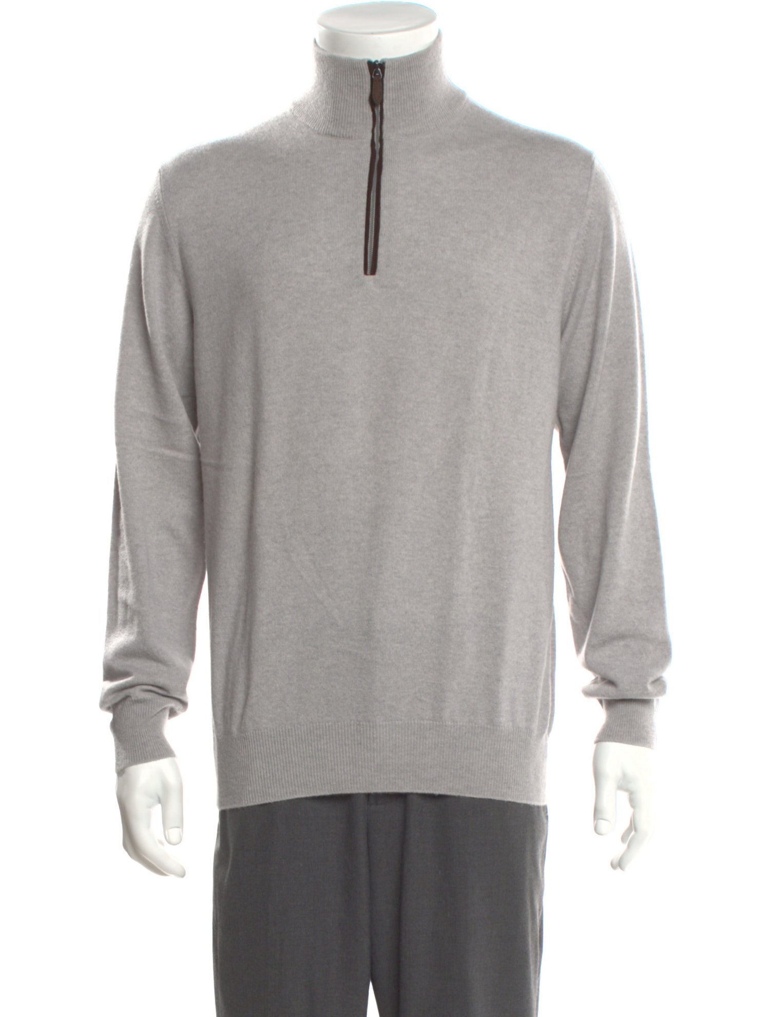 Bergdorf Goodman Cashmere Mock Neck Pullover