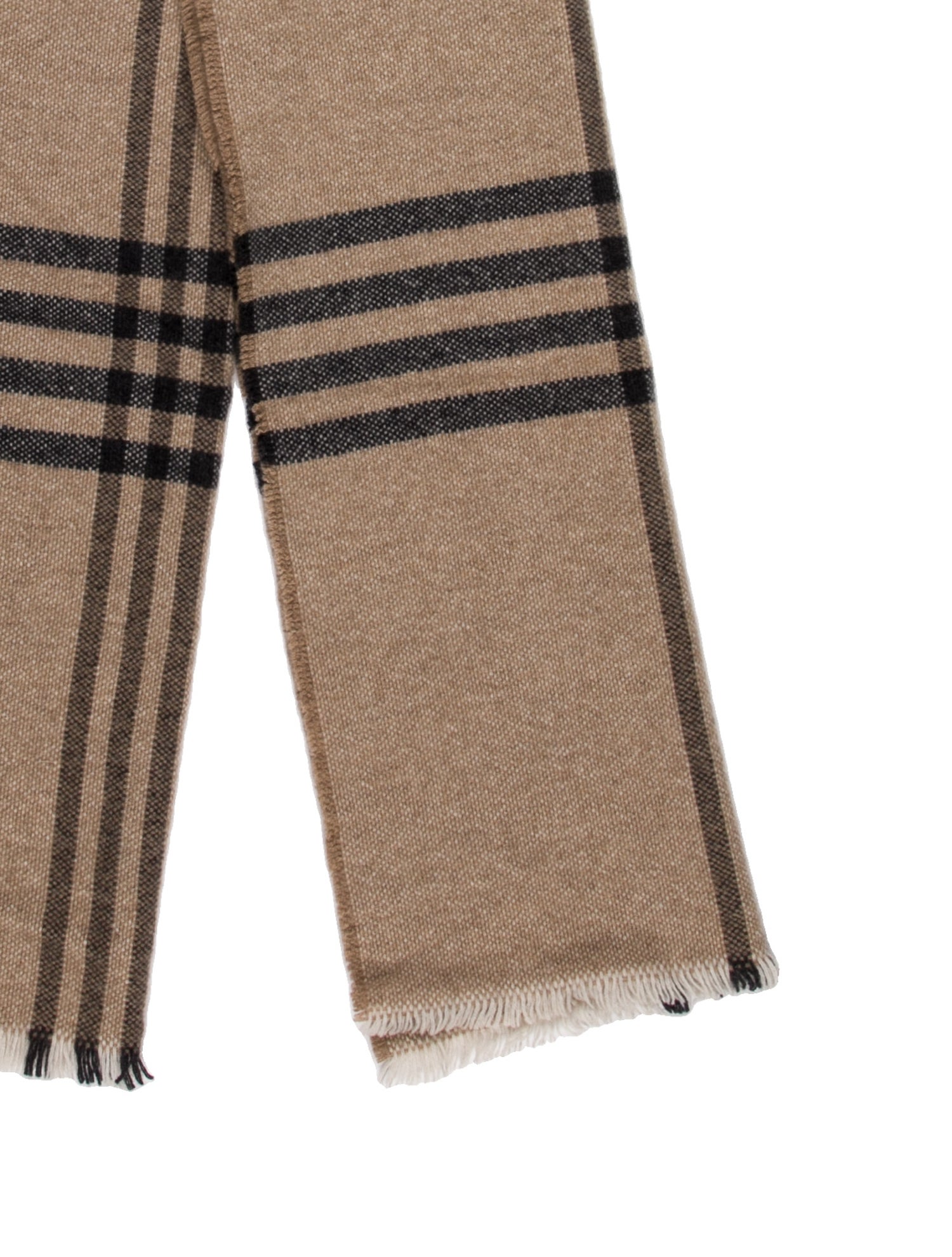 Bergdorf Goodman Cashmere Plaid Print Scarf