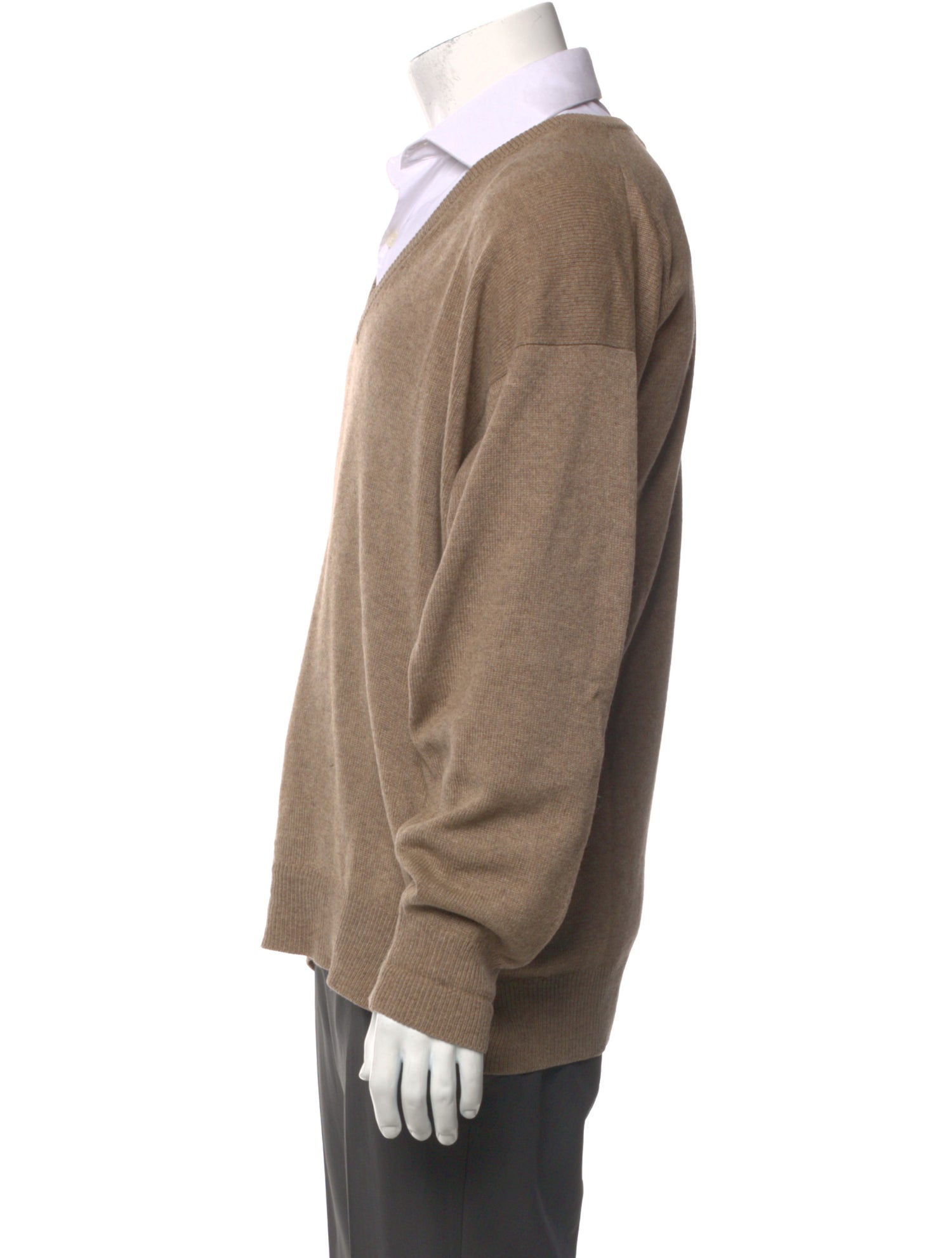 Bergdorf Goodman Cashmere V-Neck Pullover