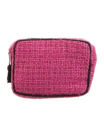 Pre-owned Bergdorf Goodman Cosmetic Bag In Pink