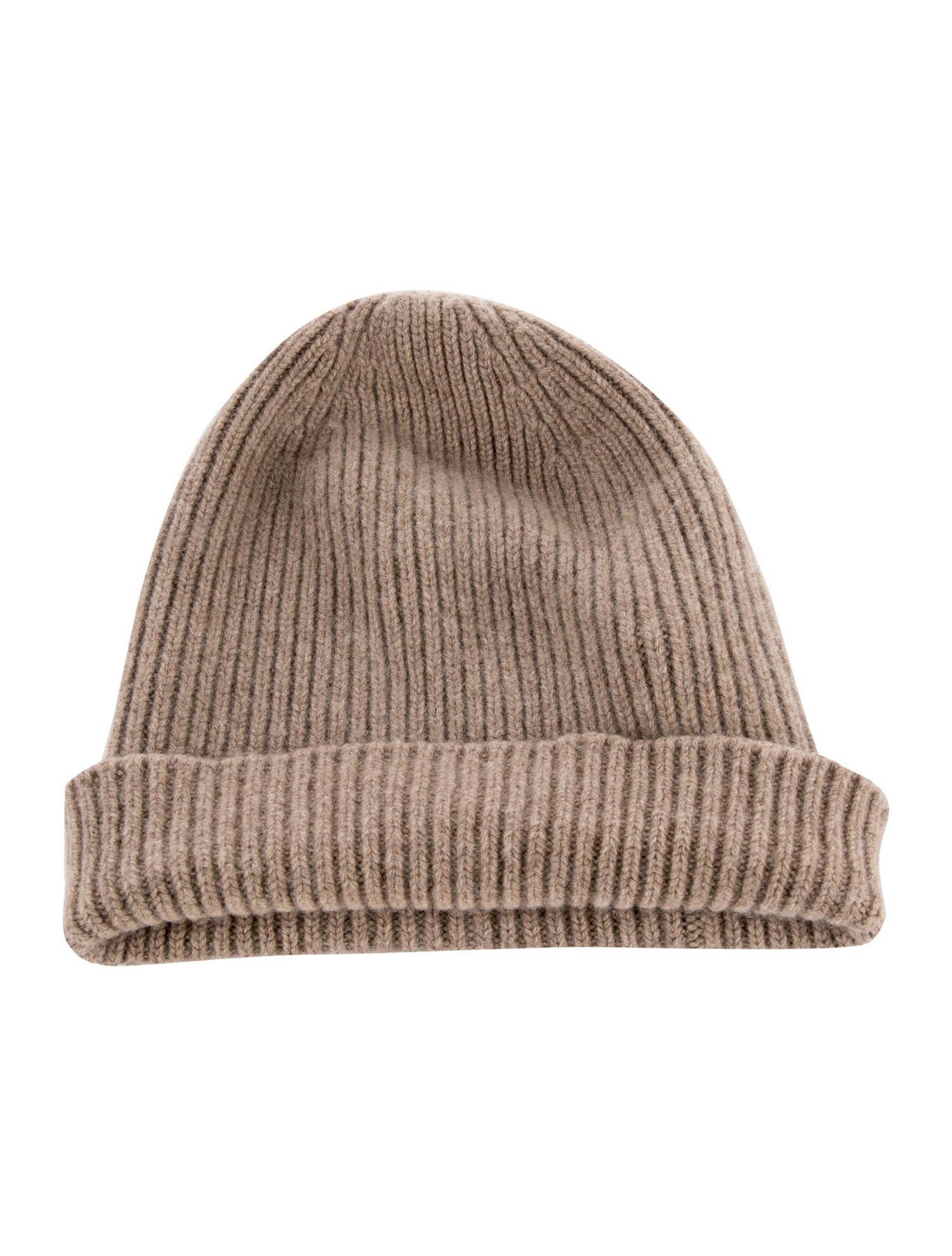 Bergdorf Goodman Rib Knit Cashmere Beanie