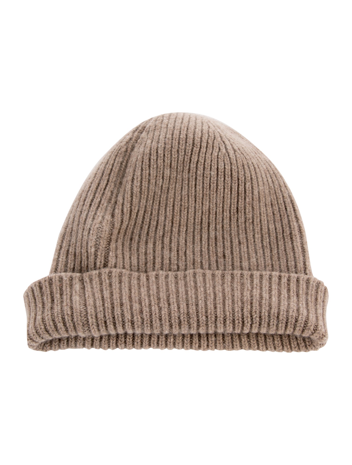 Bergdorf Goodman Rib Knit Cashmere Beanie