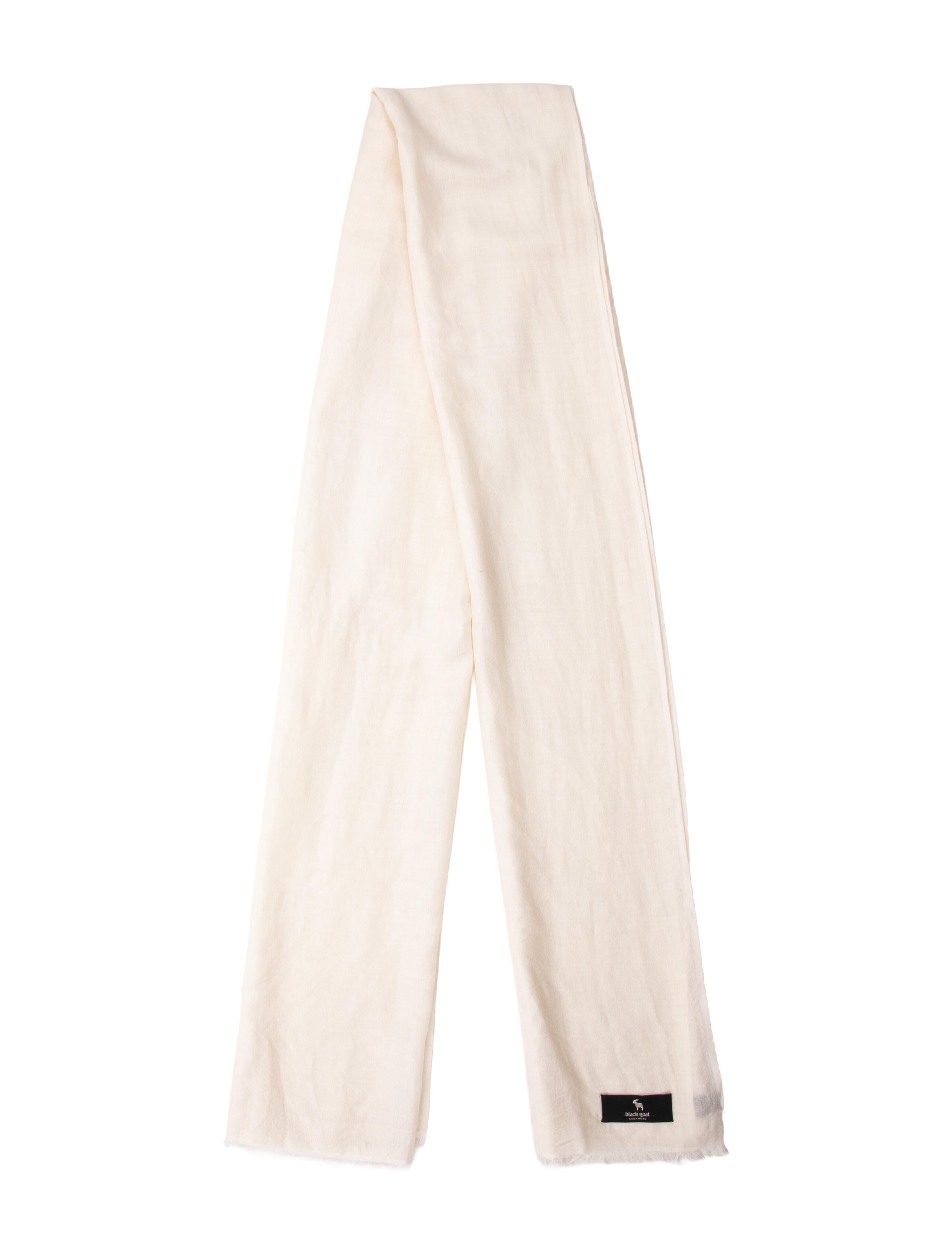 Black Goat Cashmere Cashmere Scarf