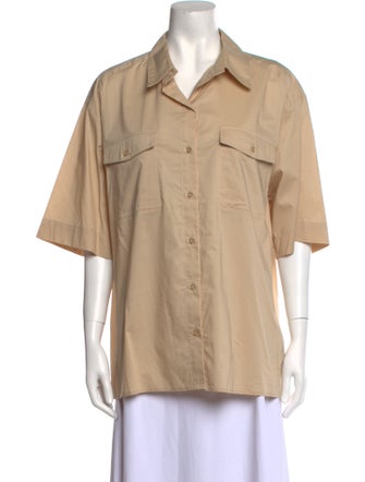 Birgitte Herskind Short Sleeve Button-Up Top