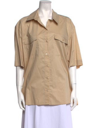 Birgitte Herskind Short Sleeve Button-Up Top