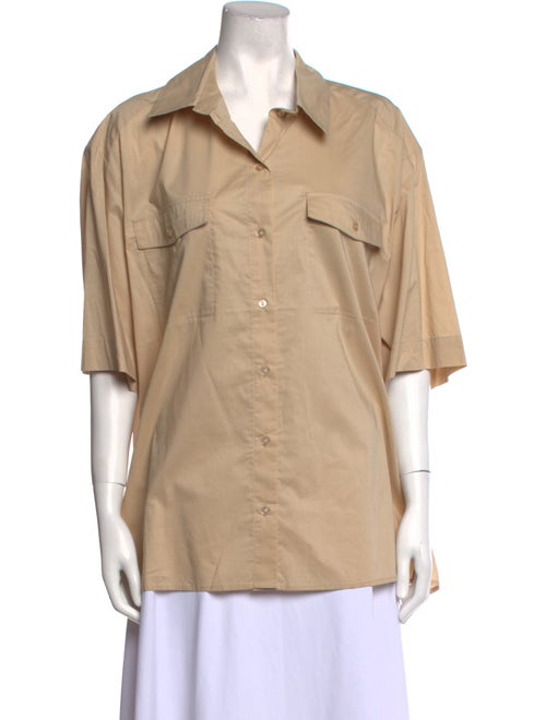 Birgitte Herskind Short Sleeve Button-Up Top