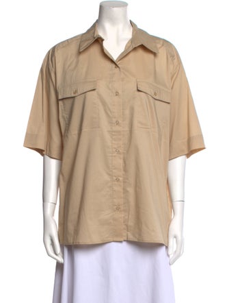Birgitte Herskind Short Sleeve Button-Up Top