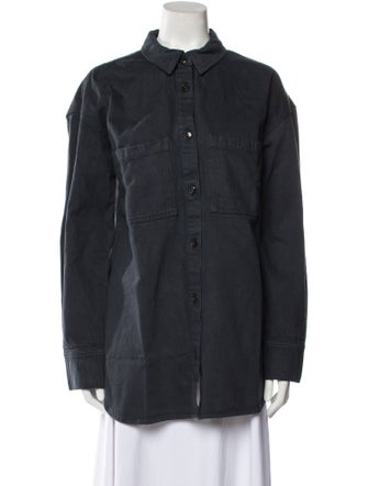 Birgitte Herskind Long Sleeve Button-Up Top