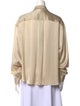 Birgitte Herskind Silk Long Sleeve Button-Up Top