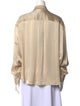 Birgitte Herskind Silk Long Sleeve Button-Up Top