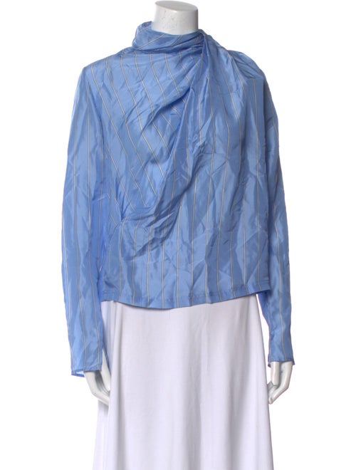Birgitte Herskind Silk Cowl Neck Blouse
