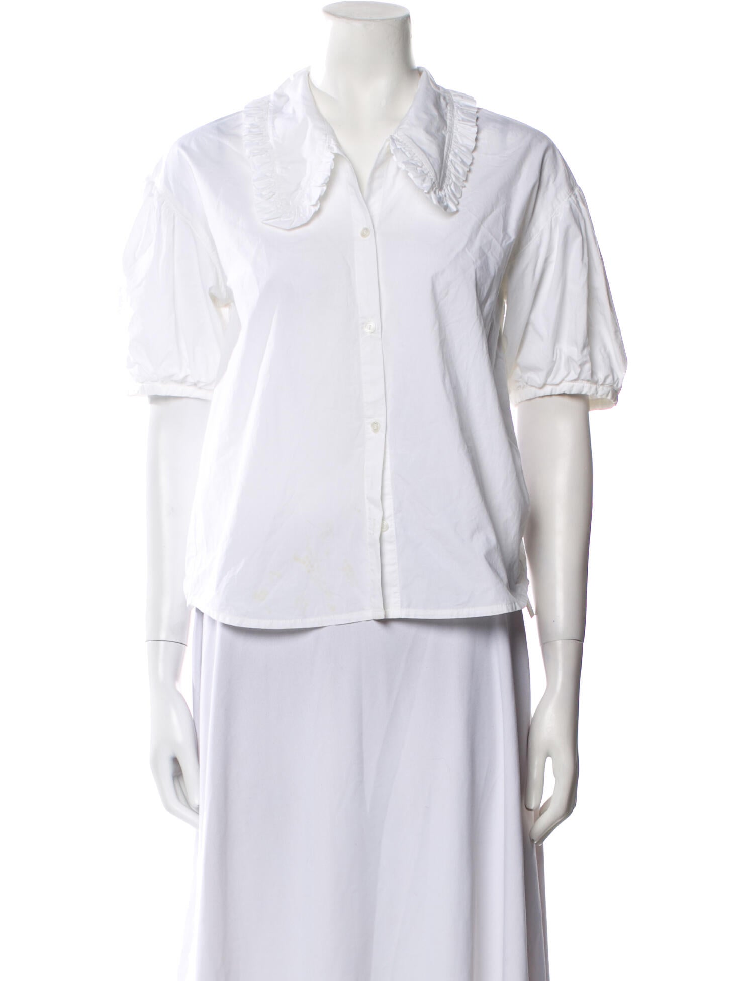 Birgitte Herskind Short Sleeve Button-Up Top