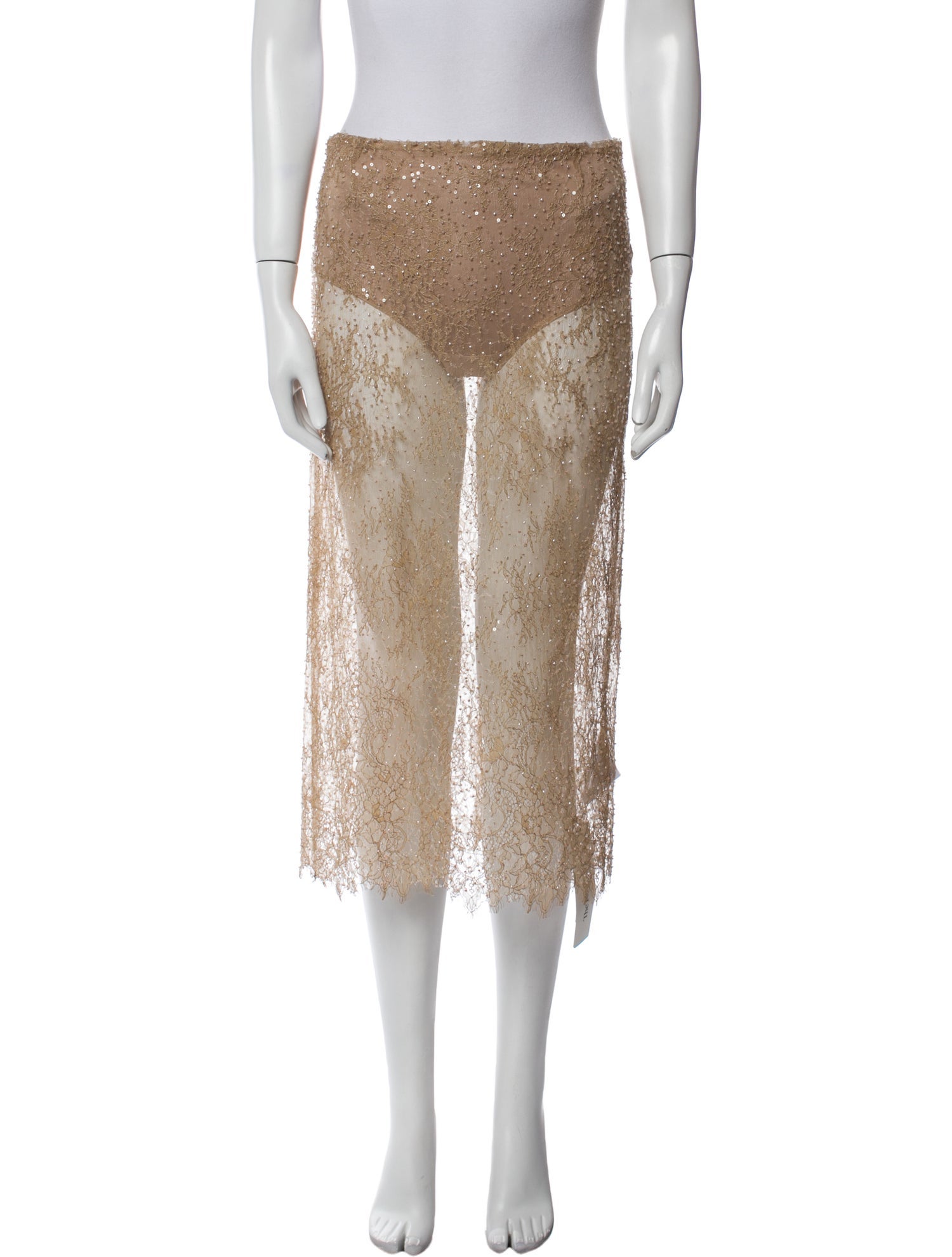 Birgitte Herskind Nylon Midi Length Skirt