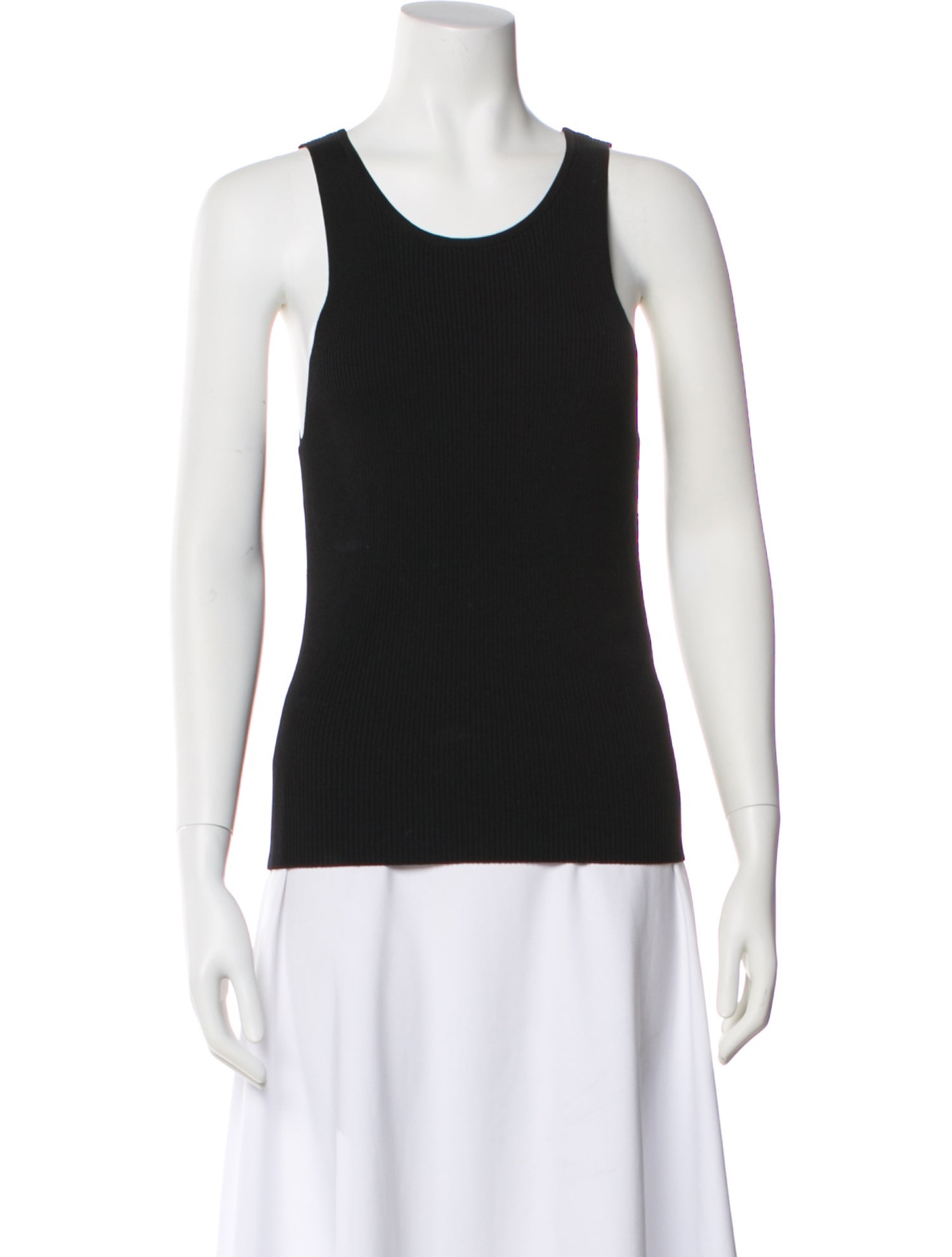 Birgitte Herskind Silk Scoop Neck Top