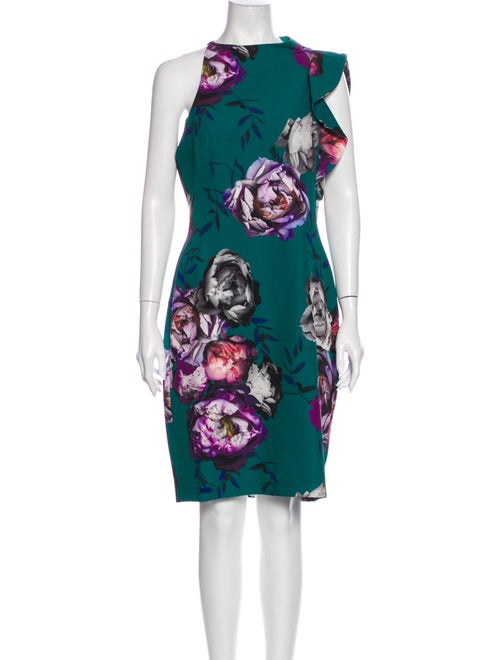 Black Halo Floral Print Knee-Length Dress w/ Tags