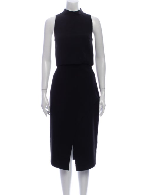 Black Halo Skirt Suit Black