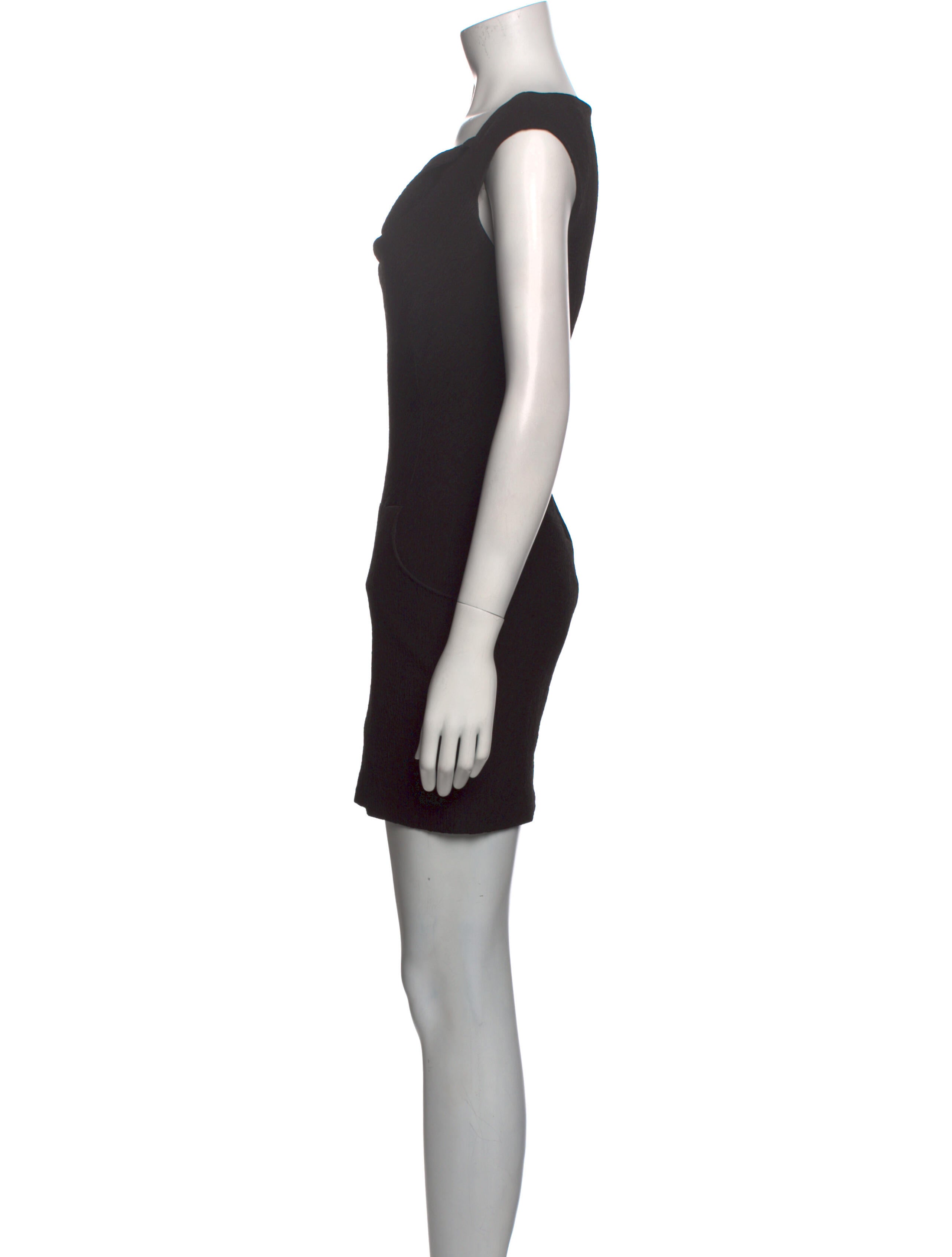 Black Halo Nylon Mini Dress