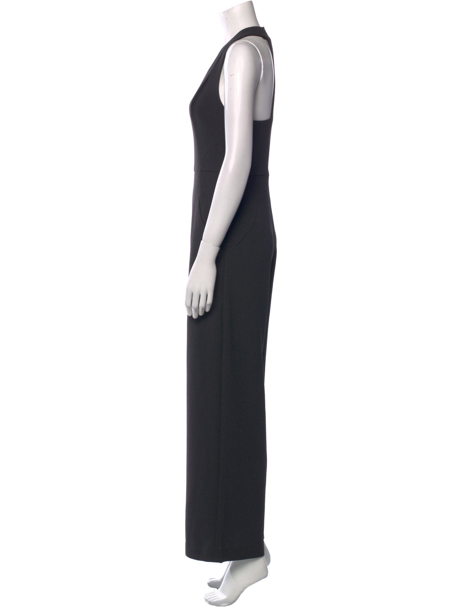 Black Halo Plunge Neckline Jumpsuit