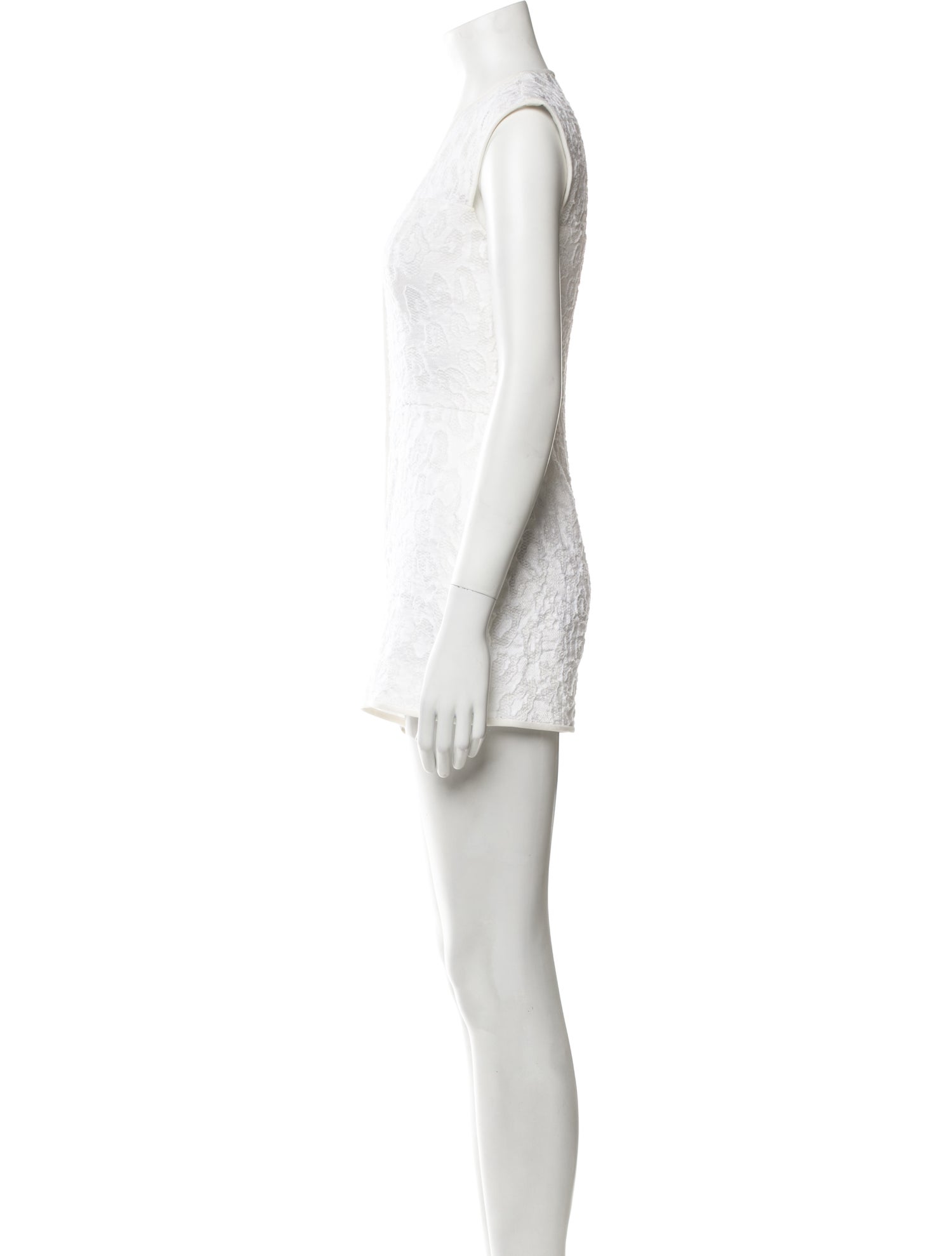 Black Halo V-Neck Romper