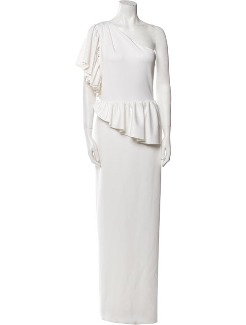 Black Halo One-Shoulder Long Dress