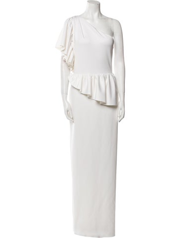 Black Halo Dresses One-Shoulder Long Dress US 8 | M