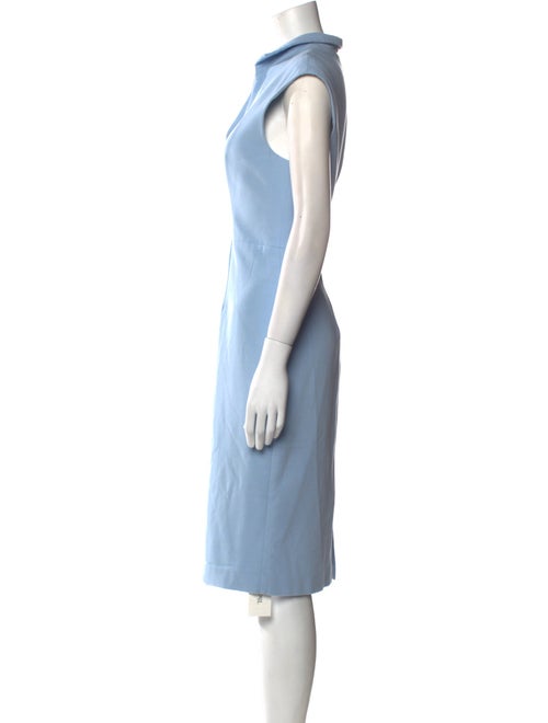 Black Halo V-Neck Midi Length Dress