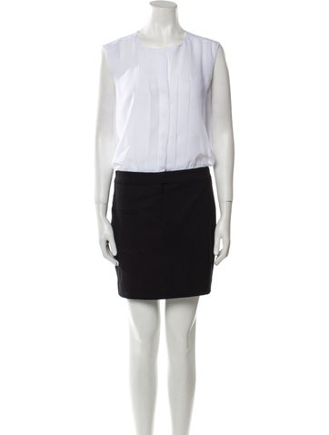 Black Halo Dresses Crew Neck Mini Dress XS