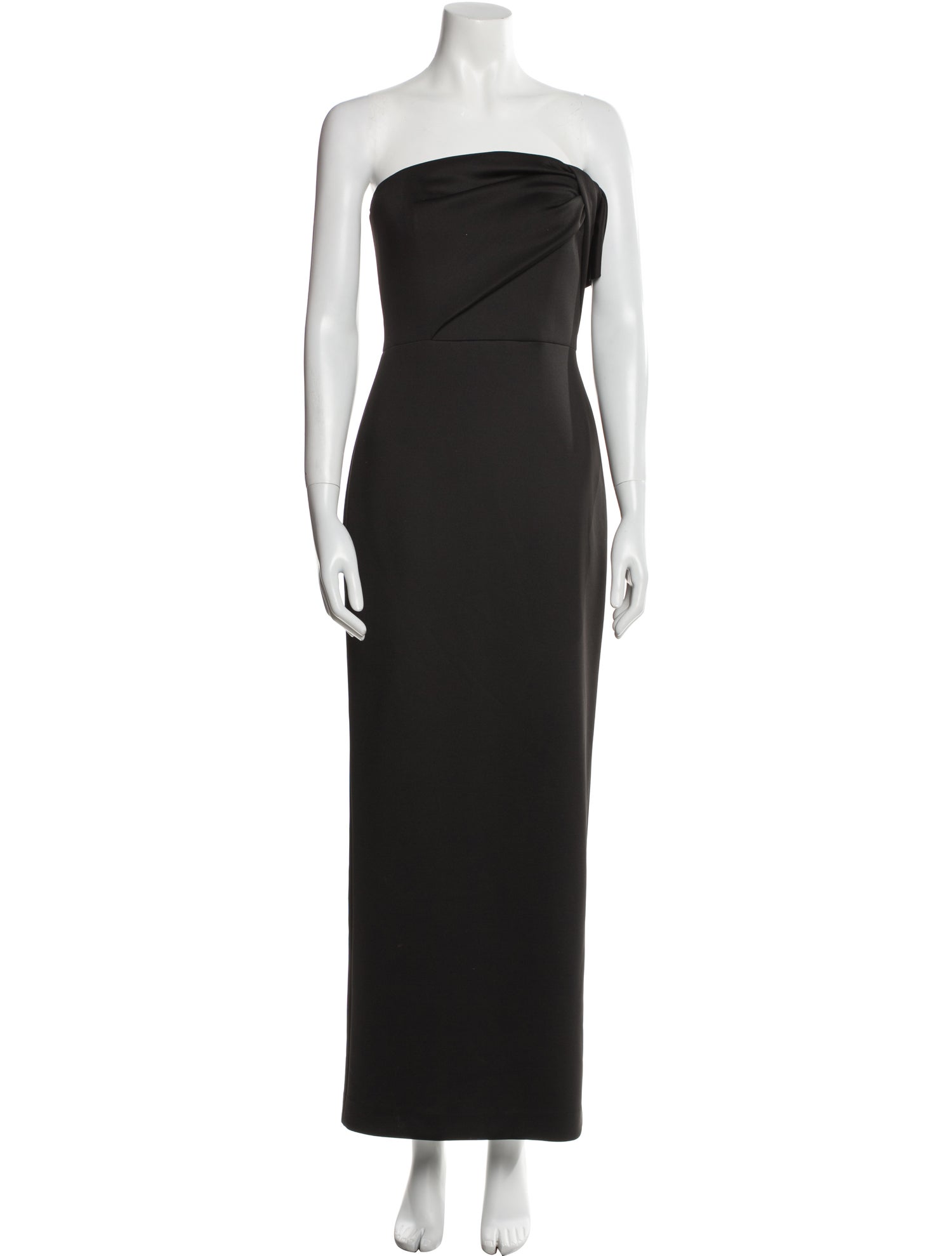 Black Halo Strapless Long Dress Black Dresses, Clothing WBH34299