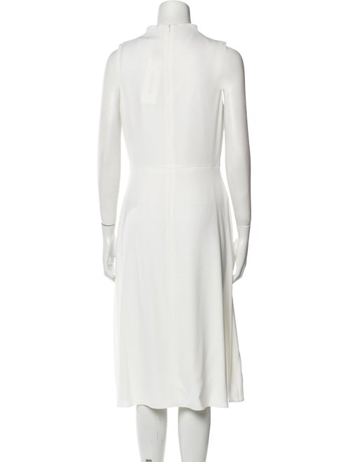 Black Halo Cowl Neck Midi Length Dress