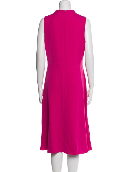 Black Halo Mock Neck Midi Length Dress