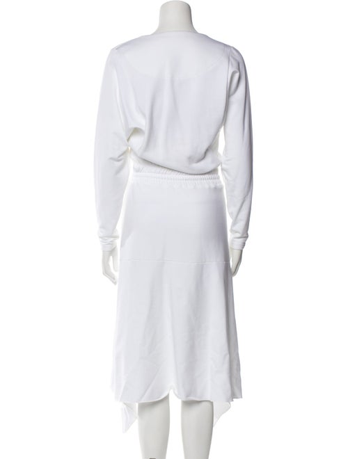 Black Halo Cowl Neck Midi Length Dress