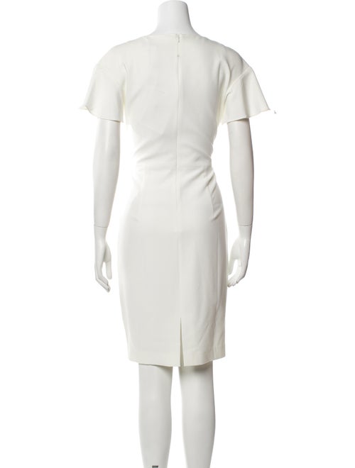 Black Halo V-Neck Knee-Length Dress