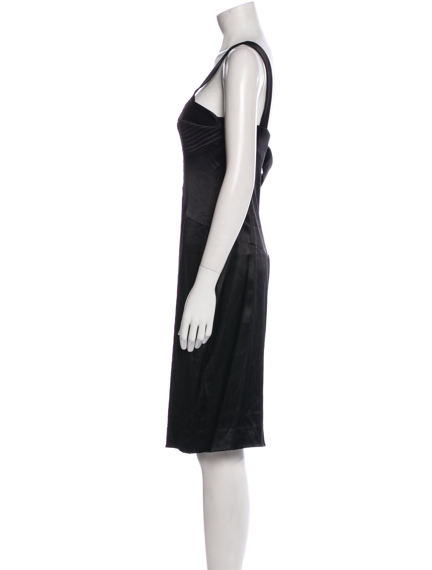 Black Halo Halterneck Knee-Length Dress