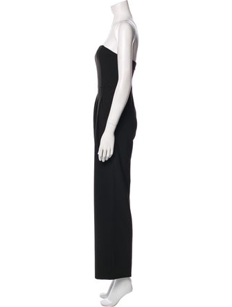Black Halo Strapless Jumpsuit