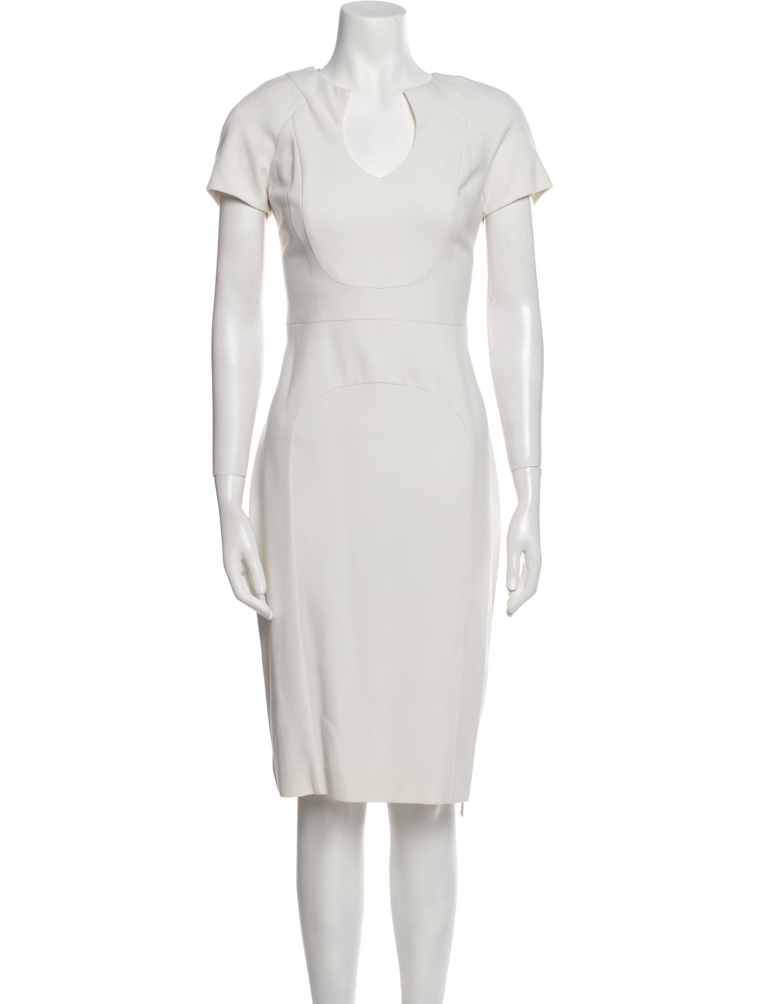 Black Halo Scoop Neck Knee-Length Dress