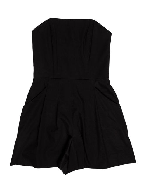 Black Halo Strapless Romper