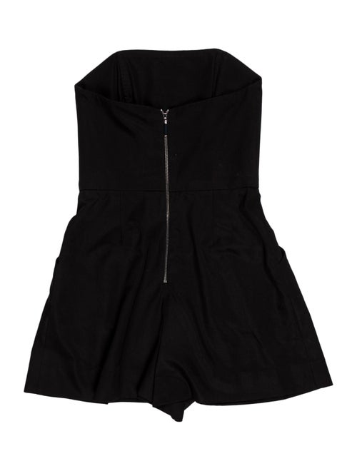 Black Halo Strapless Romper
