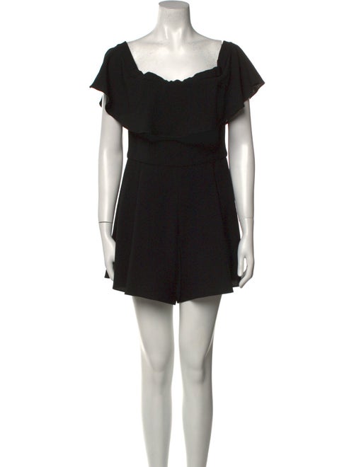 Black Halo Square Neckline Romper